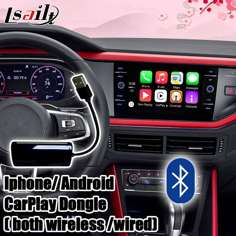 Lsailt видеоинтерфейс Android 7,1 для Polo/Tiguan/Seat Leon.. 2013-19 MQB MIB, gps-навигация, carplay, Android auto