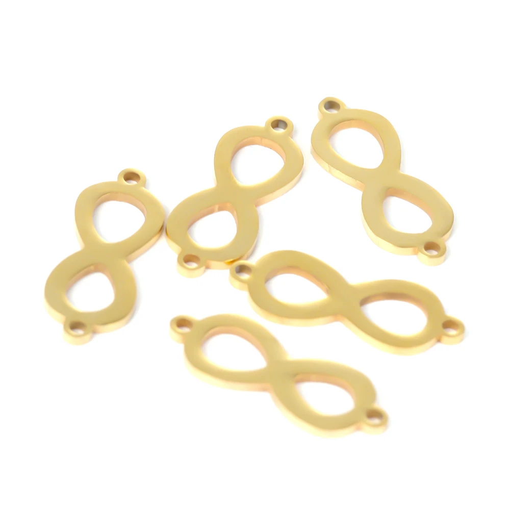 Бесконечный соединитель браслета Semitree из нержавеющей стали 5 шт. 8 плавающих