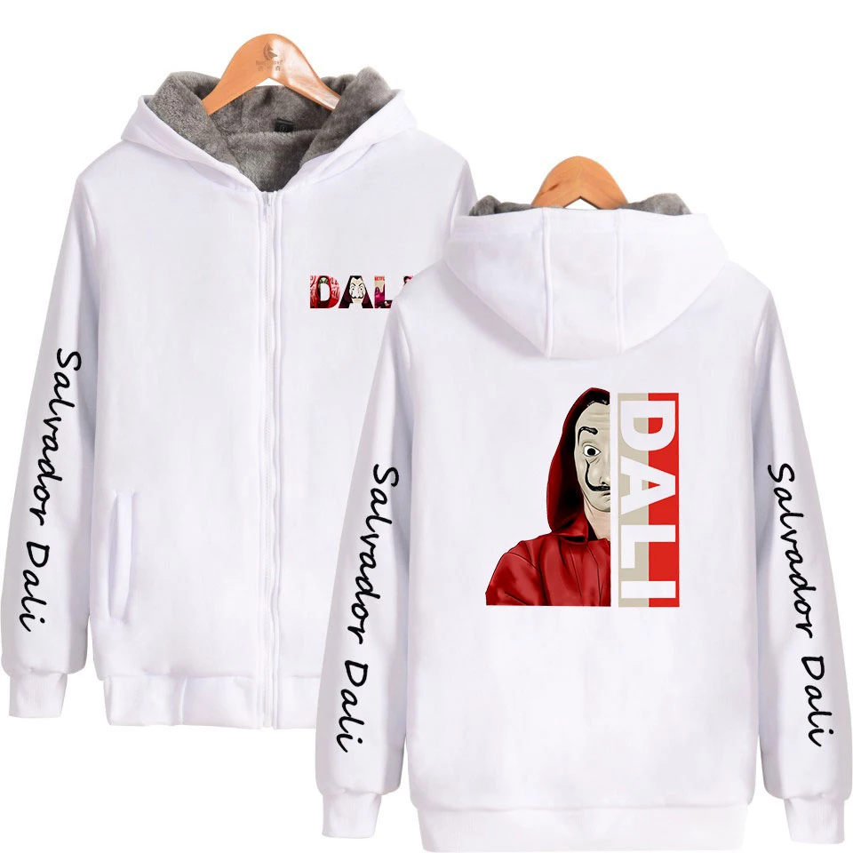 Мужская толстовка с капюшоном принтом Сальвадора Дали | одежда