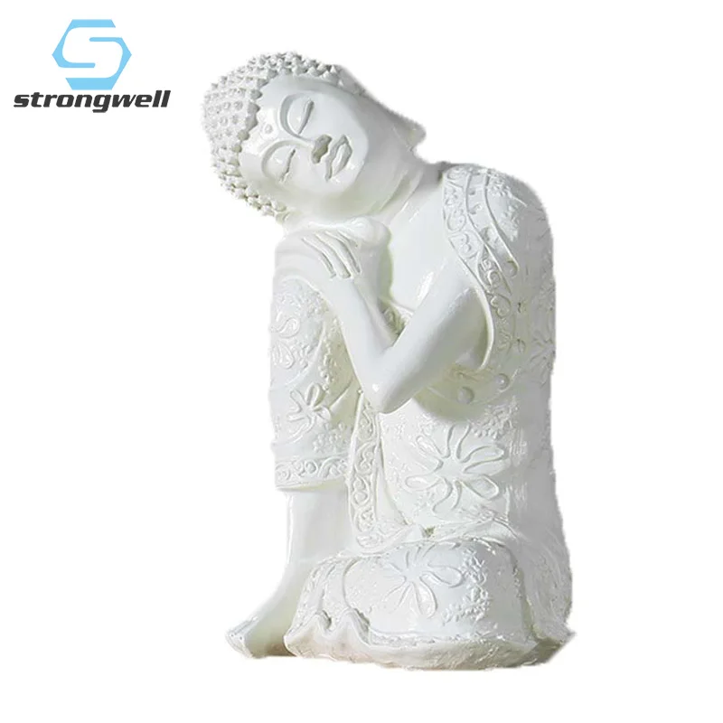Strongwell Юго-Восточная Азия фигурка спящего Будды Смола имитация бронзы ремесла для