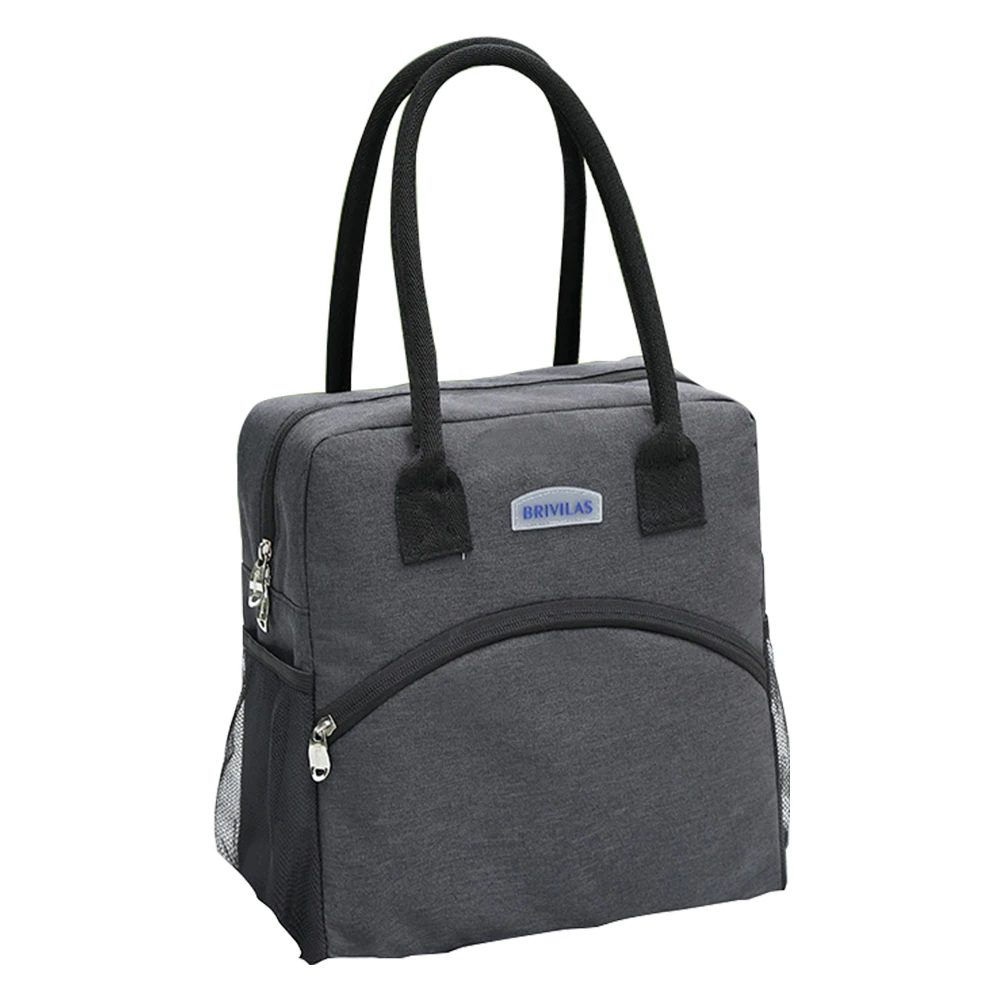 

Men Women Kids Food Storage Office Waterproof Portable Thermal Insulated Lunch Bag Aluminum Foil Picnic Container Large Capacity