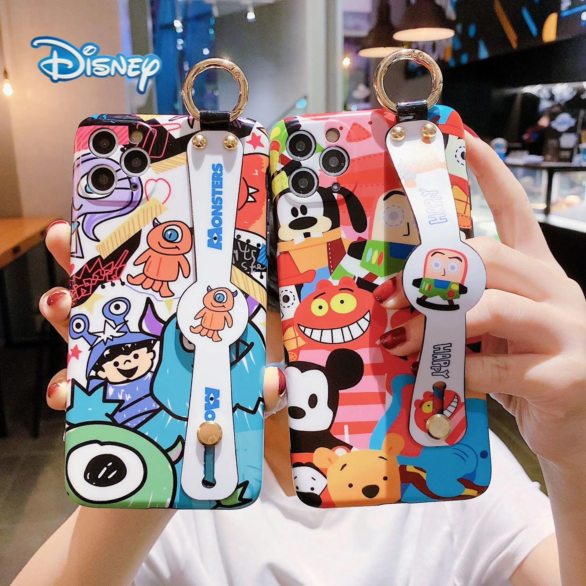 

Disney Toy Story Cartoon Mobile Phone Case for iPhone 13 12 11 Pro Max Mini XR XS 7 8 Plus Cute Anti-Fall Protective Covers