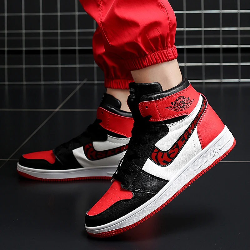 Jordan 1 мужская Баскетбольная Обувь jordan Ретро Уличная баскетбольная культура обувь jordan Мужская уличная спортивная обувь для влюбленных