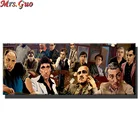 Полноразмерная алмазная живопись с квадратнымикруглыми стразами сопранос Богоматерь 5D сделай сам Алмазная вышивка персонажи фильма мозаичная картина