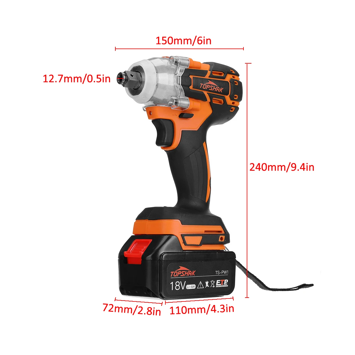 Electric Impact Wrench Brushless 15000Amh Li-ion Battery Hand Drill Installation Power Tool For Makita 18V Batterry | Инструменты