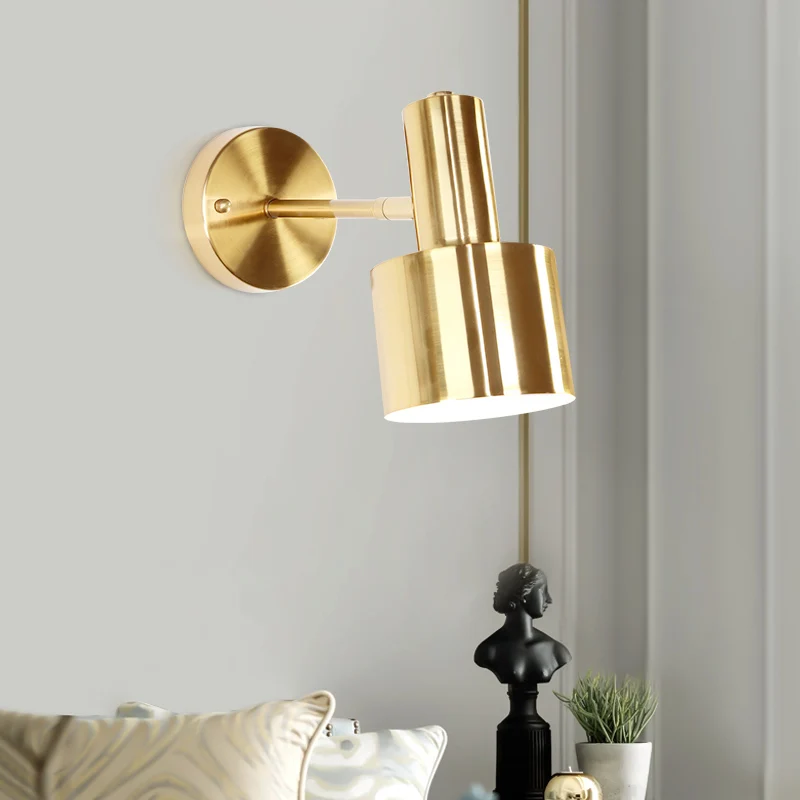 Лофт ретро металлическая водопроводная винтажная настенная лампа с