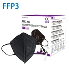 Защитные маски FFP3, респиратор для защиты от пыли для взрослых, 5-слойная светофильтрующая маска CE FFP2 KN95, защитные маски