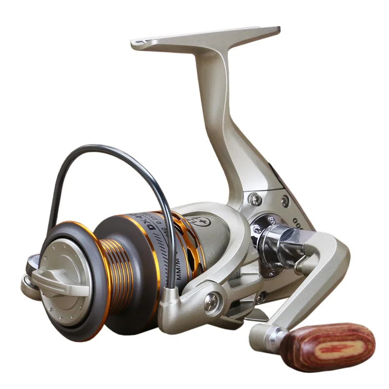 

10KG Max Drag DX Fishing Reel Spinning Reel All Metal Spool Stainless Steel Handle Line White Sea Fishing Coil Accessories