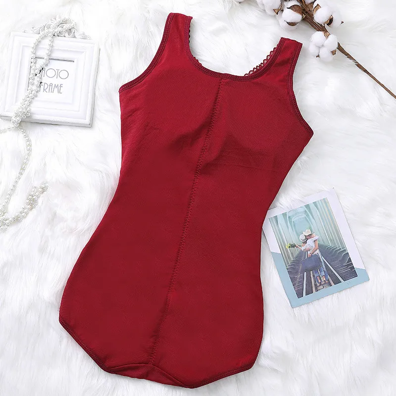 Plus Size Women's Slimming Underwear Bodysuit Body Shaper Waist Shaper Shapewear Slimming Bodysuits Hook Corset with velvet