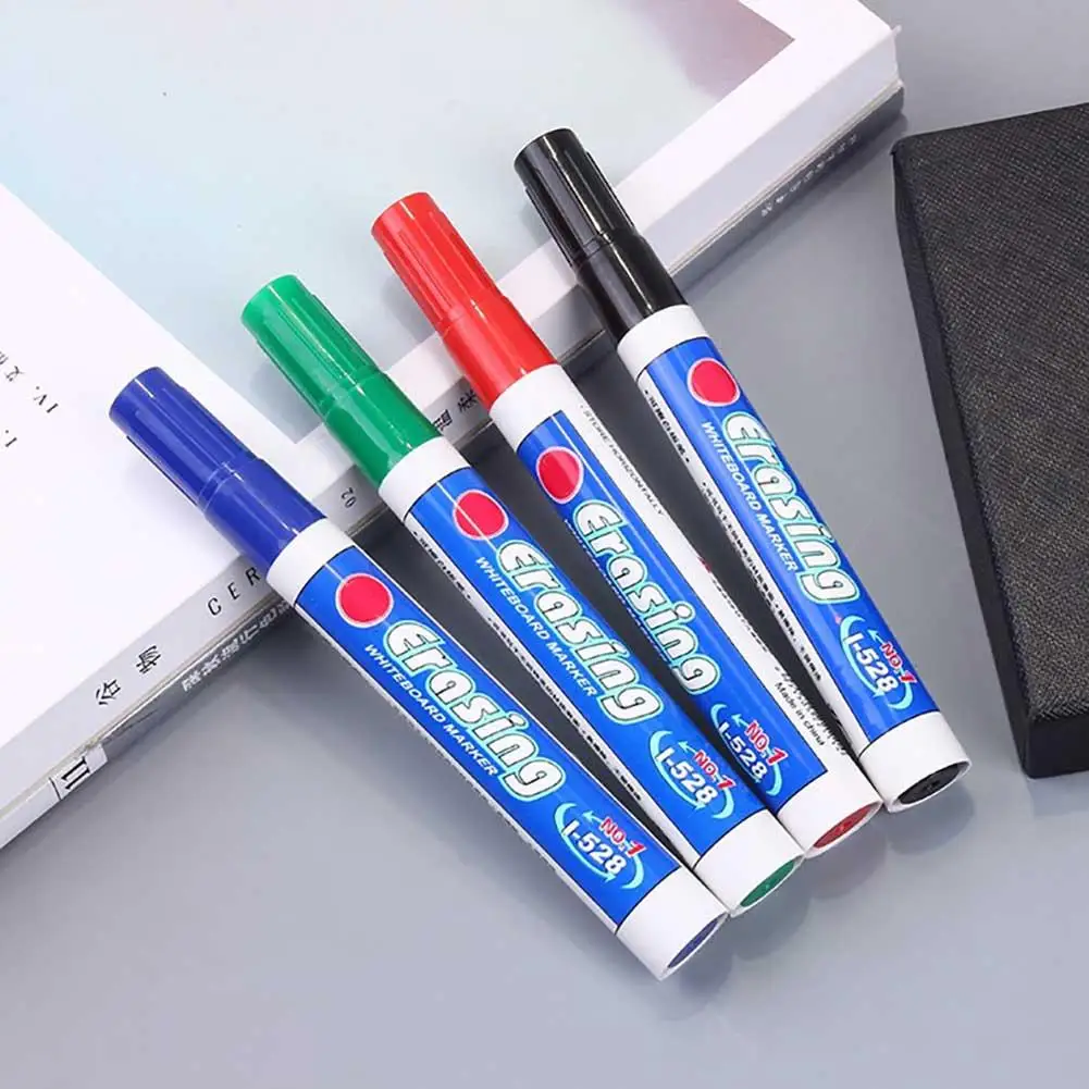 

10Pcs Erasable Whiteboard Markers Drawing Painting Pens School Office Stationery