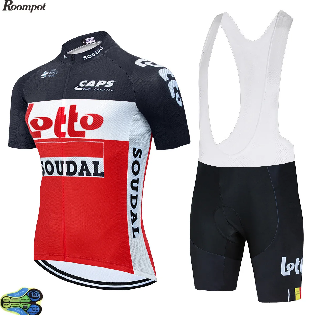 Профессиональная команда Soudal Велоспорт Джерси комплект 2020 9D гель Pad MTB Roupa Ropa Ciclismo