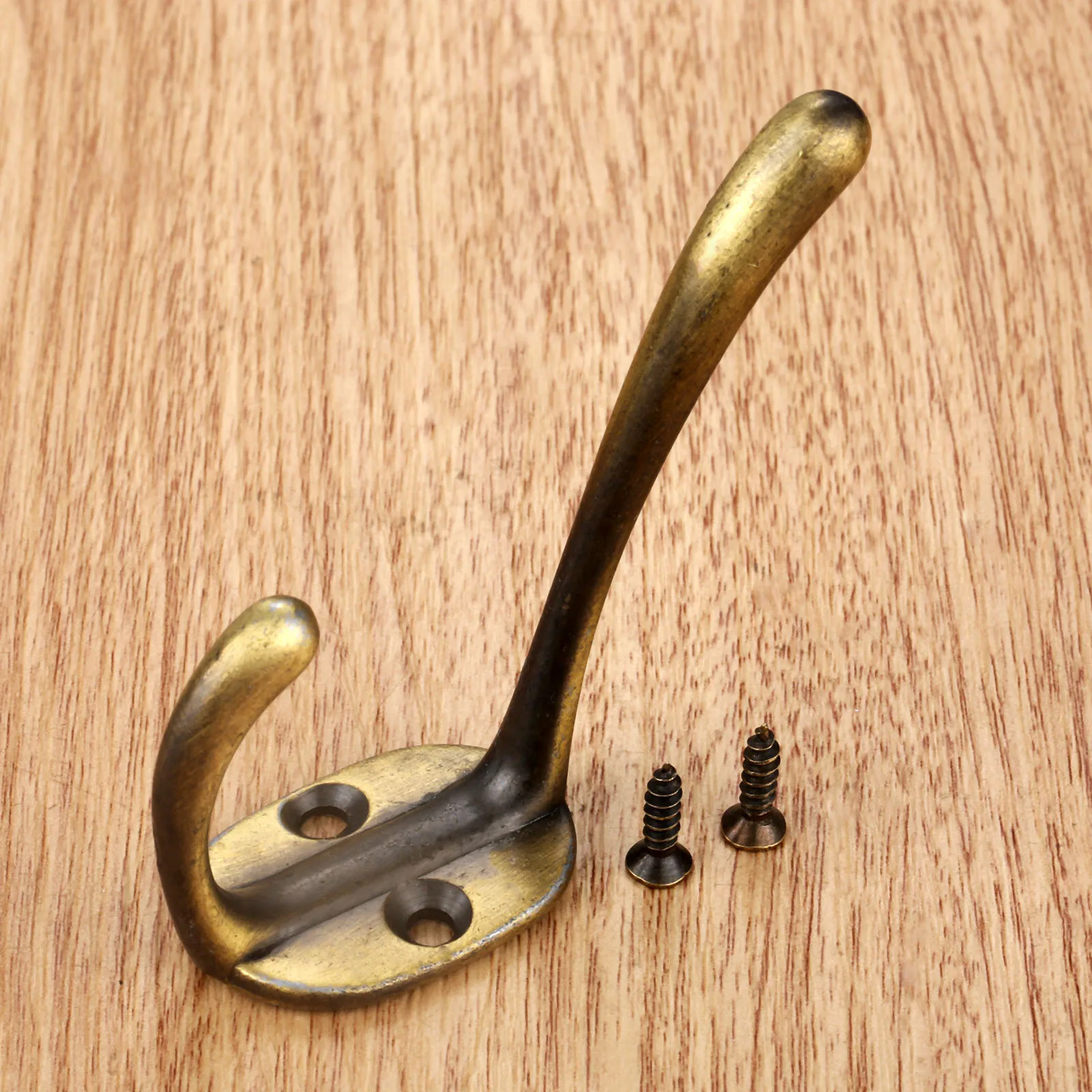 Вешалка для полотенец винтажная античная латунная из цинкового сплава |