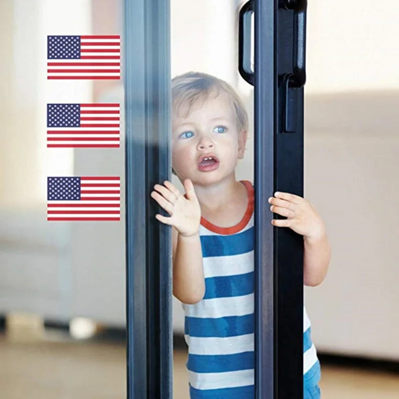 250 шт/рулон наклейки с американским флагом патриотические для вечерние украшения