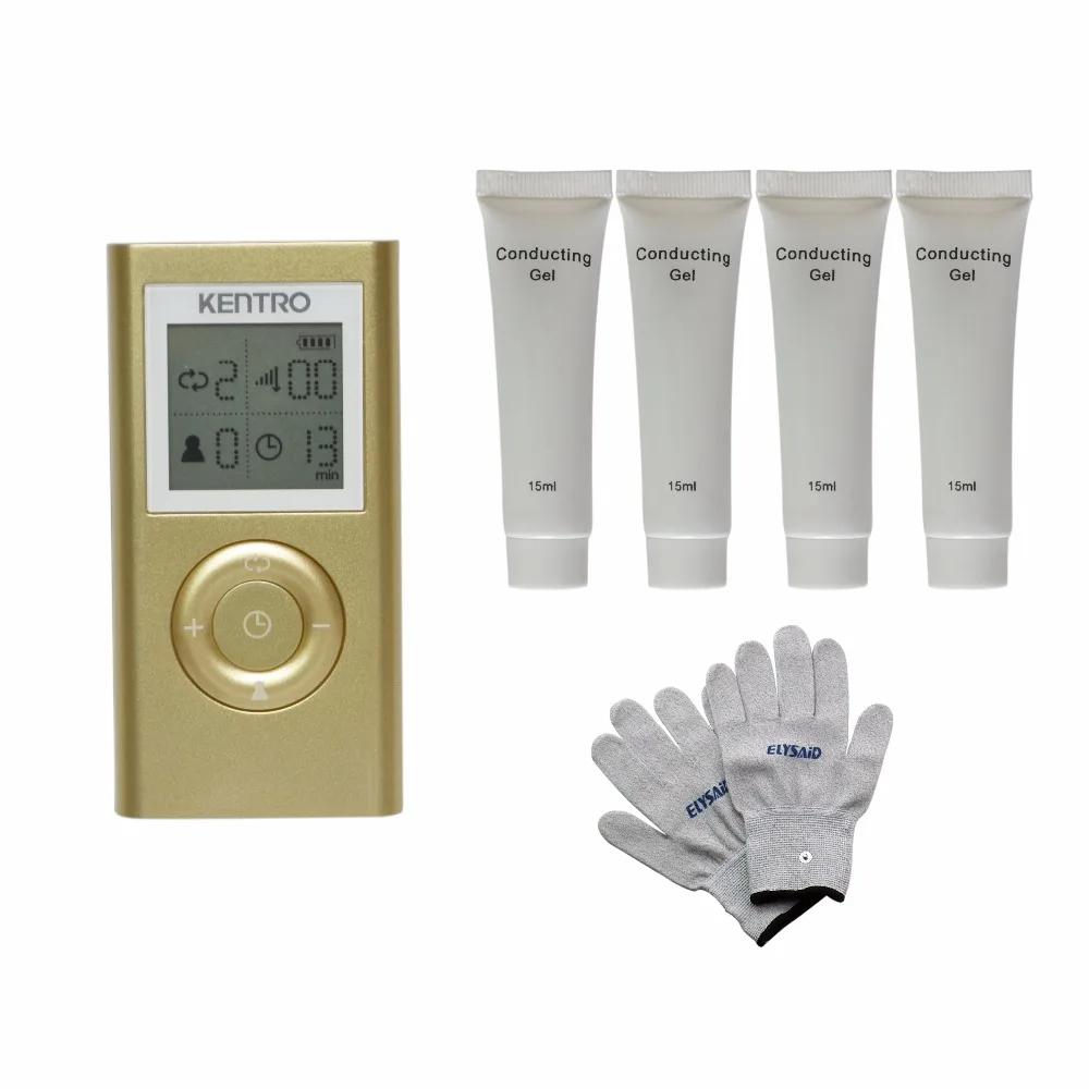 

Десятки тысяч светодиодный Экран Magic Electrictronic импульсный массажер для улучшения здоровья крови обстоятельство + 1 пара физиотерапии перчатки + 4 шт. проводящий гель