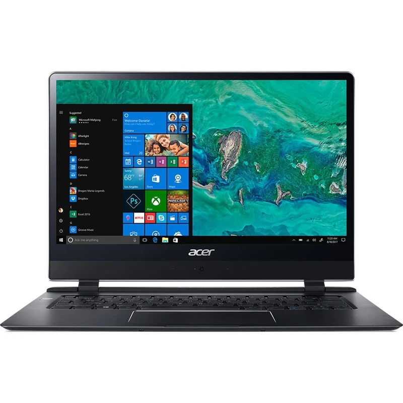 Notebook Acer Swift7 SF714-51T-M427 Intel Core i7-7Y75/8GB/256GB SSD/14.0&quot FHD IPS Multi-touch/Intel HD Graphics 615/WiFi+BT |