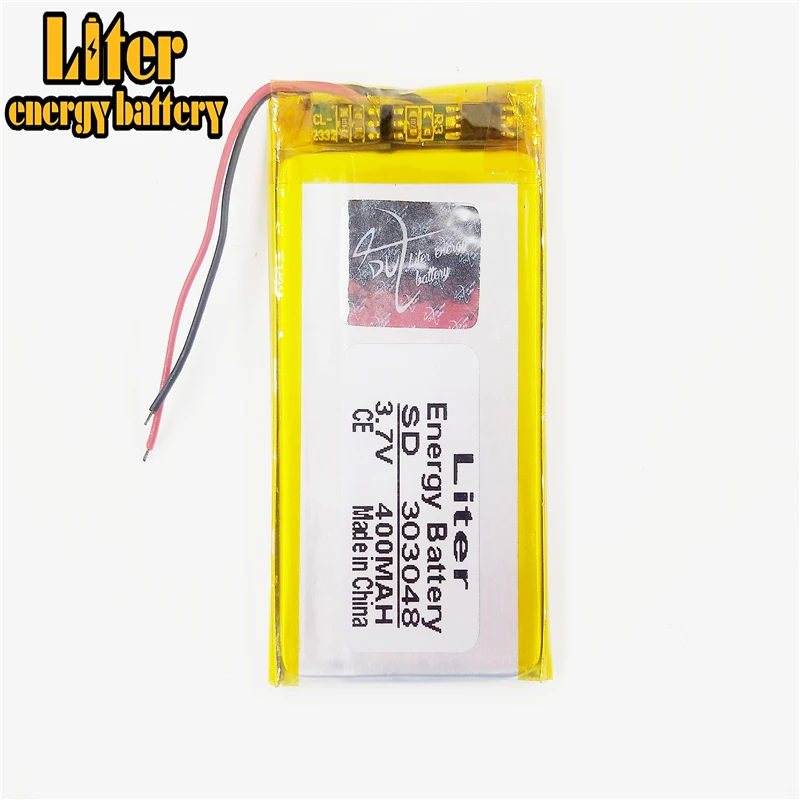 303048 3 7 V 400mAH 303050 PLIB полимерный литий ионный/литий ионный аккумулятор для GPS mp3 mp4 mp5