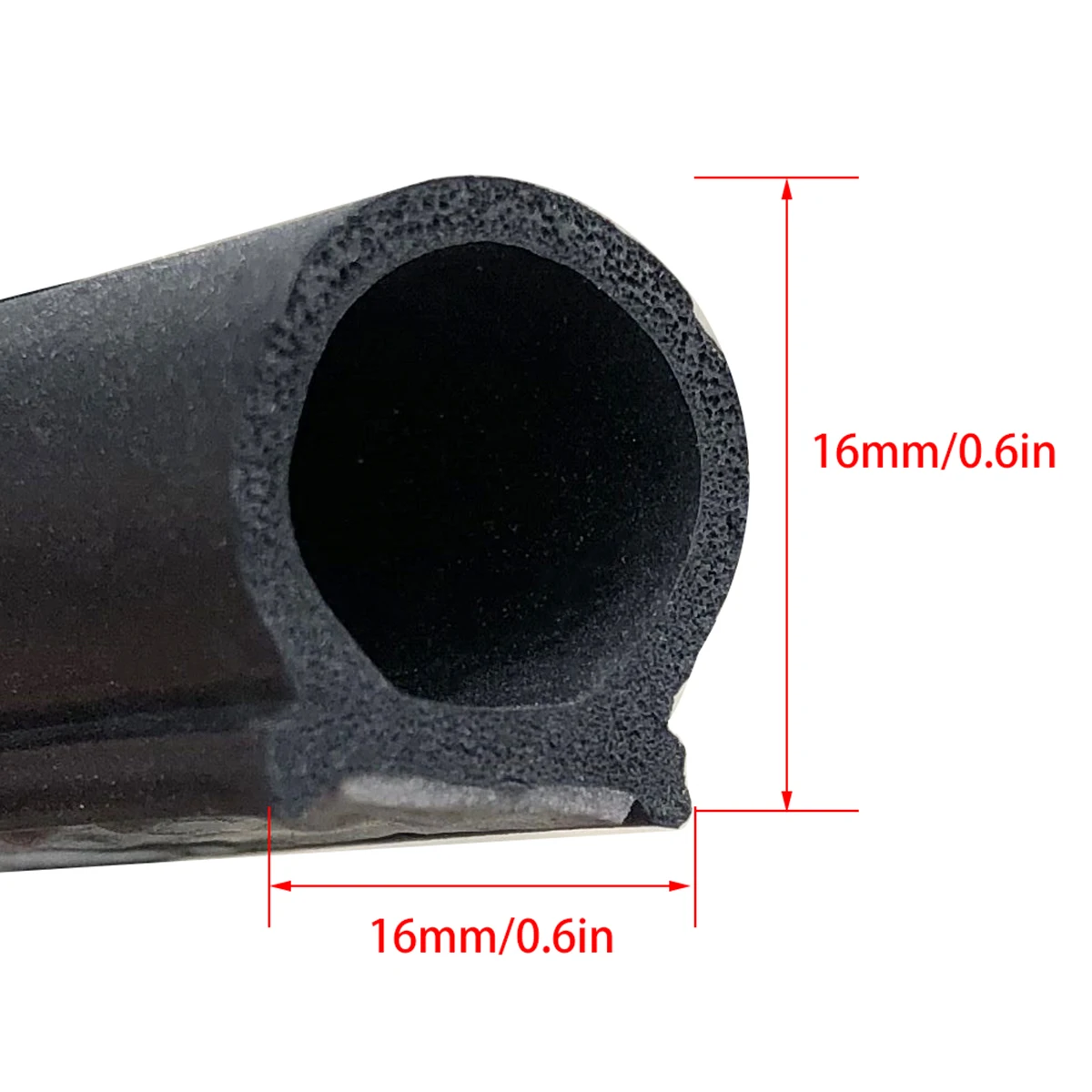 D форма 10 м уплотнение двери автомобиля прокладка EPDM резиновые звукоизоляционные