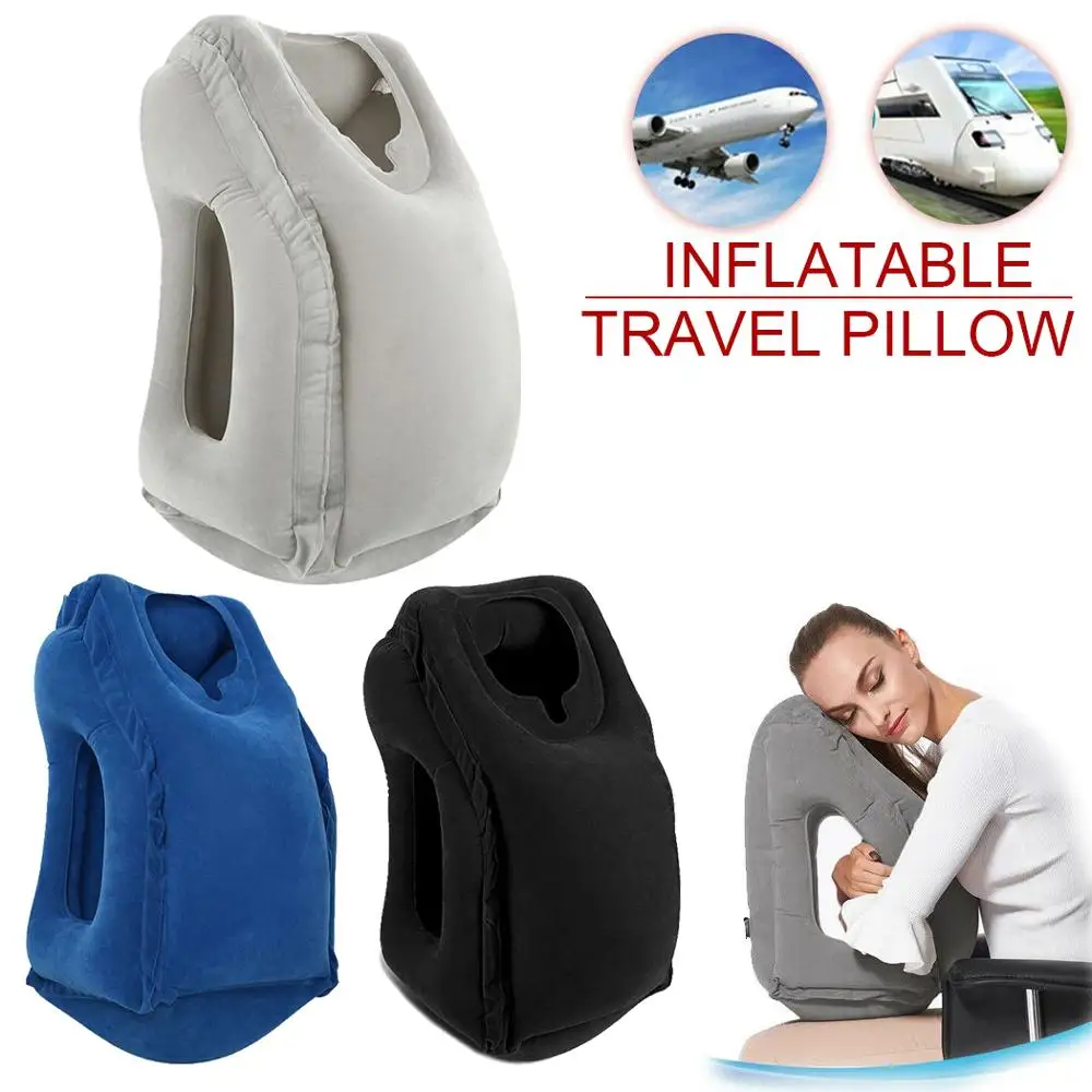 Inflatable pillow Air Cushion travel pillows | Дом и сад