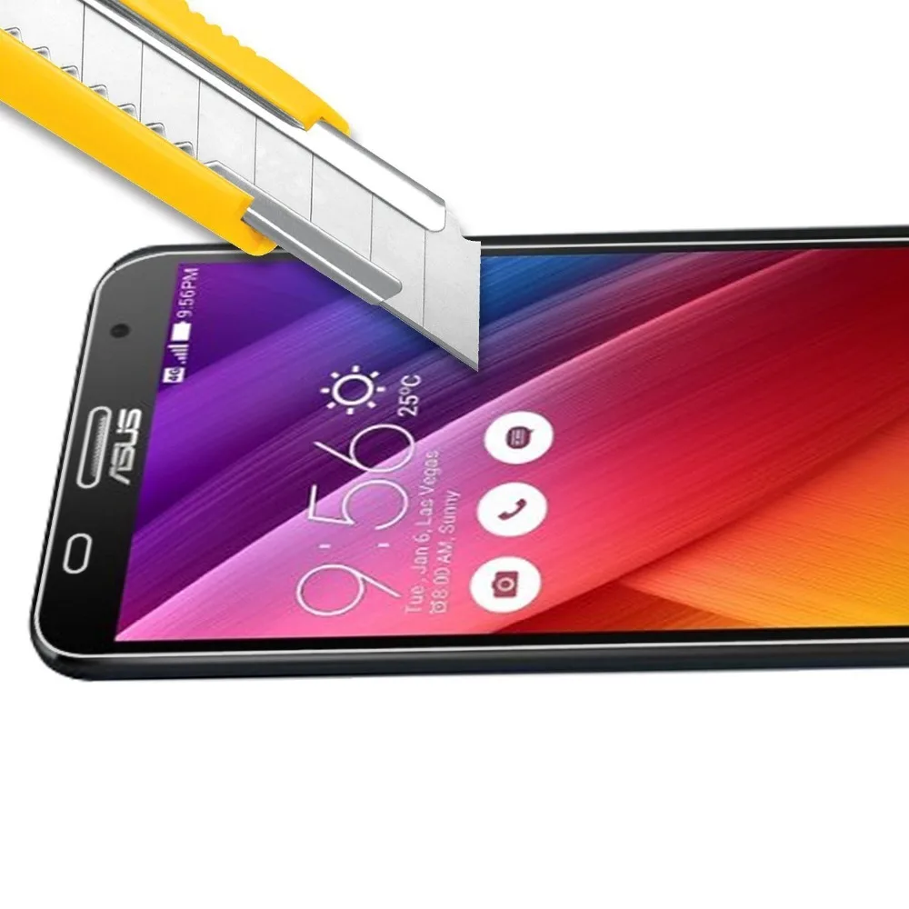 Закаленное стекло для Asus Zenfone 2 ZE500CL ZE551ML 550KL 520KL 500KL 601KL ZB551KL ZD551KL Защита экрана A400 A500