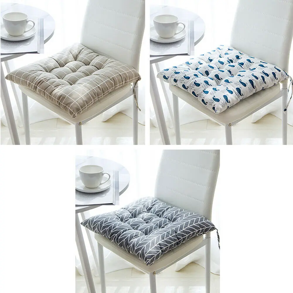 Домашние обеденный Кухня офисные мягкое сиденье с подушкой колодки галстуком