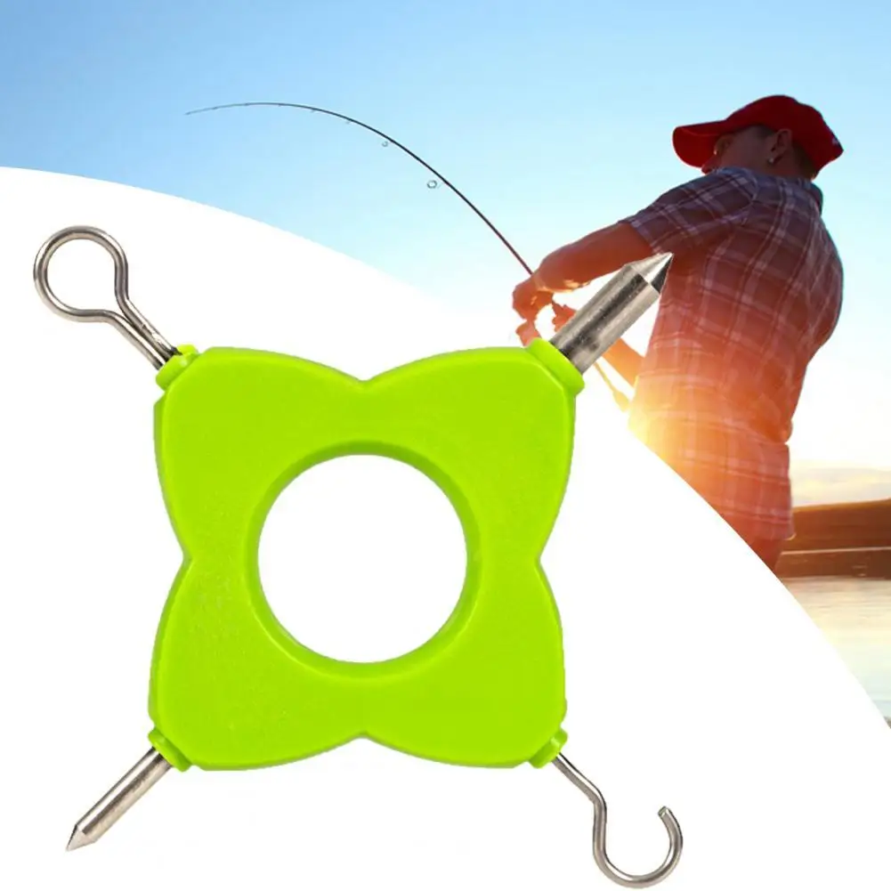 

HOT SALES!!! Fishing Knot Rig 4 in 1 Easy to Carry Plastic Terminal Tackle Hair Rig for Fishing