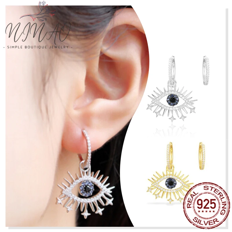 

Серьги-гвоздики из серебра 925 пробы с цирконом