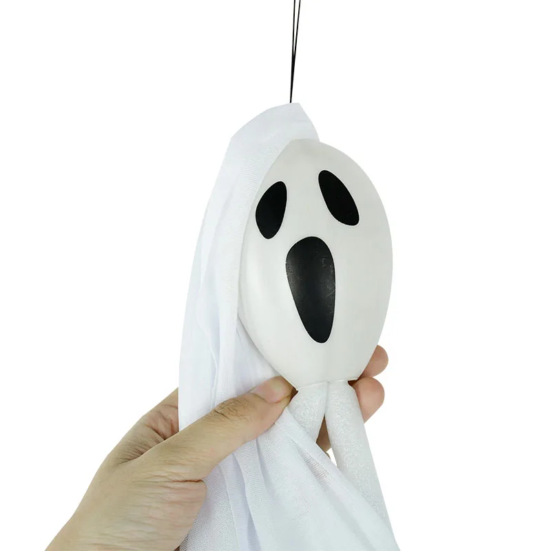 Halloween White Hanging Ghost Ornaments Scene Layout Props Home Bedroom Haunted House Bar Horror Props Decoration Party Decora