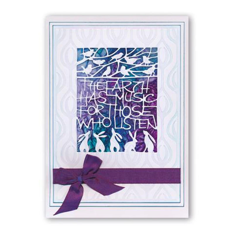 Металлические режущие штампы QWELL для скрапбукинга и создания карт тиснение