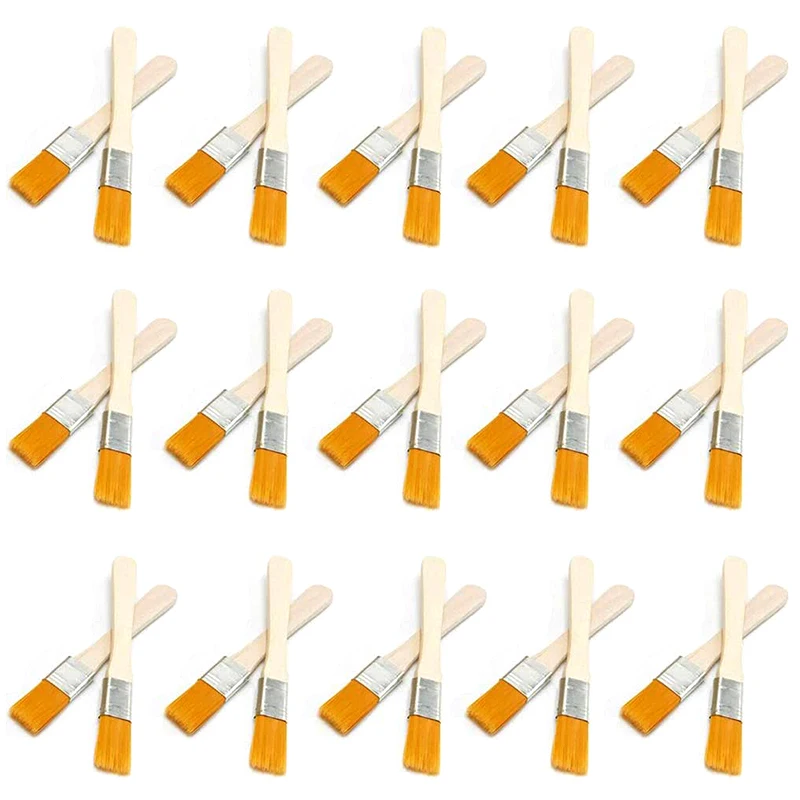 

30-Piece Paint Brush Set with Wooden Handle, Brush for Cleaning and Dust Removal, Gloss Paint Brush, Oil Brush