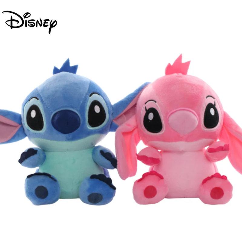 2 шт./компл. 20 см Disney аниме Лило и Стич Мягкие плюшевые игрушки голубого розового