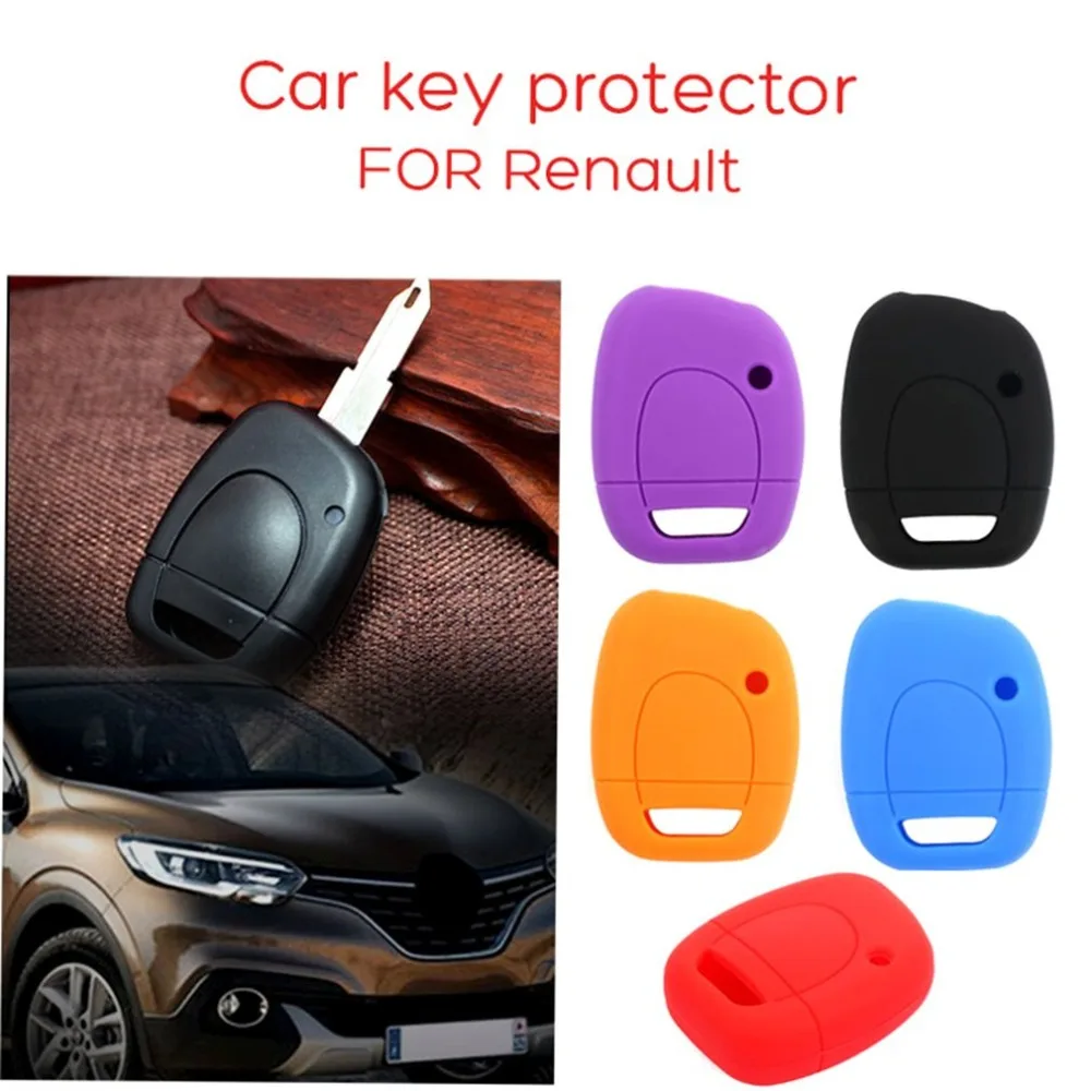 

Car remote control silicone case for large Renault 1 button five colors Hot