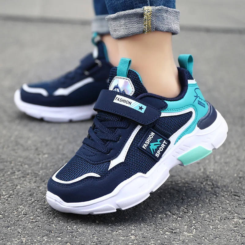 Anak-anak Sepatu Sepatu Safety Parson G Biru Boy'S Sneakers Детские Кроссовки סניקרס לילדים