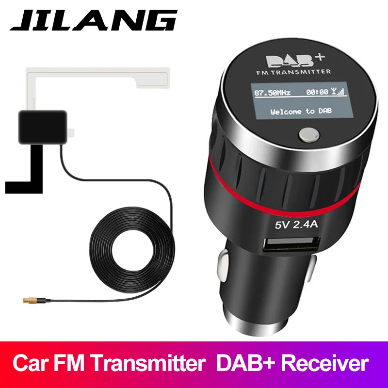 Автомобильный DAB + радиоприемник fm передатчик Универсальный Plug and Play тюнер в