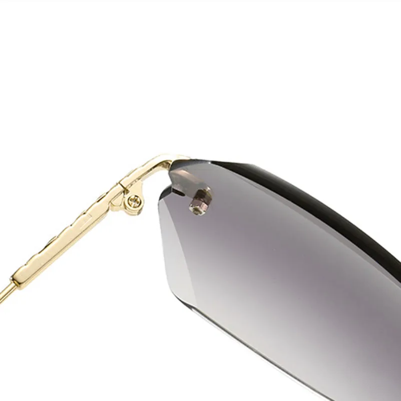 

LeonLion Rimless Oversized Sunglasses Women Vintage Glasses Women Brand Designer Eyeglasses for Women/Men Mirror Oculos De Sol