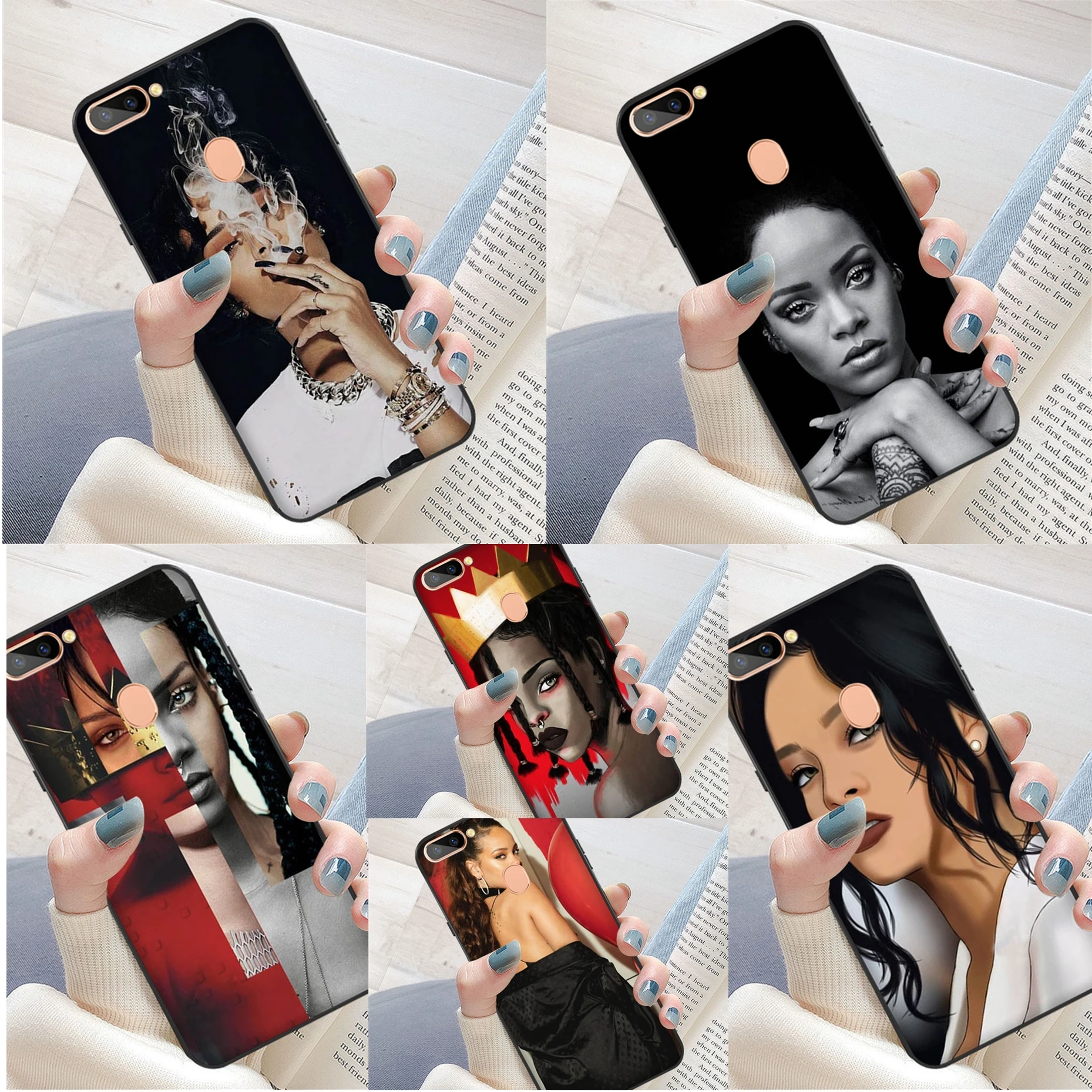 Rihanna анти Travail Drake ТПУ мягкий силиконовый черный чехол для телефона oppo r11 r11s plus r15 r17