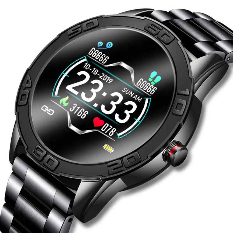 LIGE новые умные часы для мужчин шагомер пульсометр монитор артериального
