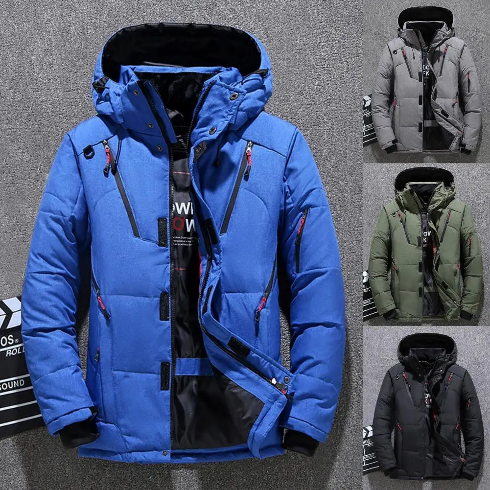 

Мужской зимний пуховик, теплая Толстая высококачественная повседневная мужская куртка, теплая зимняя парка, мужская куртка для улицы, 2021