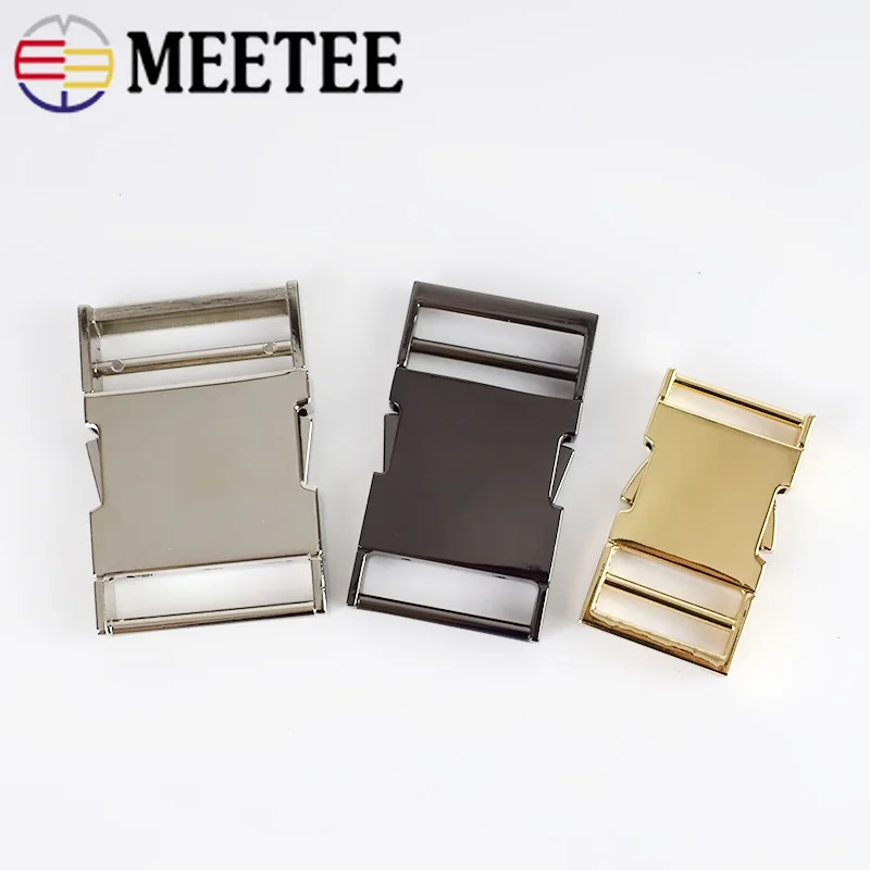 Металлическая боковая пряжка Meetee 14/19/25/31/38 мм 5 шт.|Пряжки и крючки| |