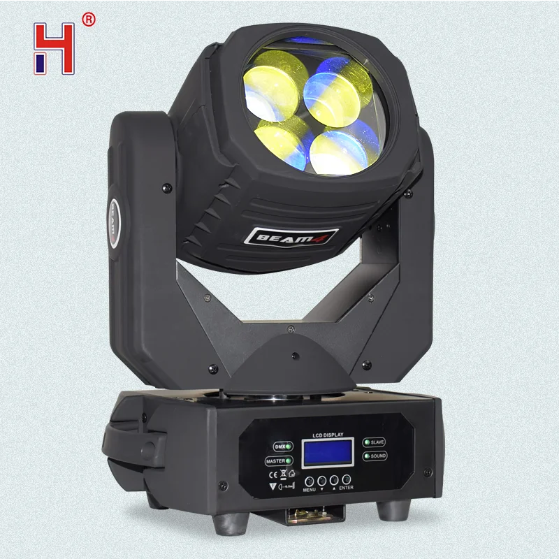 Сценический светильник s 4X25W светодиодный лучевой движущийся головной супер луч