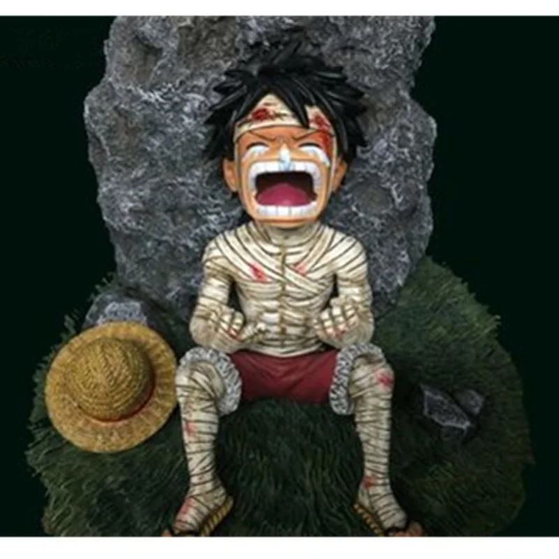 8 &quotONE PIECE повязка на грудь Monkey D. Статуя Луффи соломенная шляпа Пираты Полный
