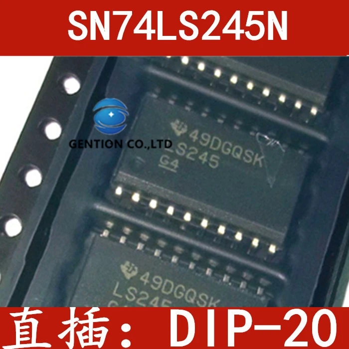 

10 шт. патч 74 ls245 SOP20 логическая интегральная схема SN74LS245DW 7,2 в наличии объем 100% новый и оригинальный