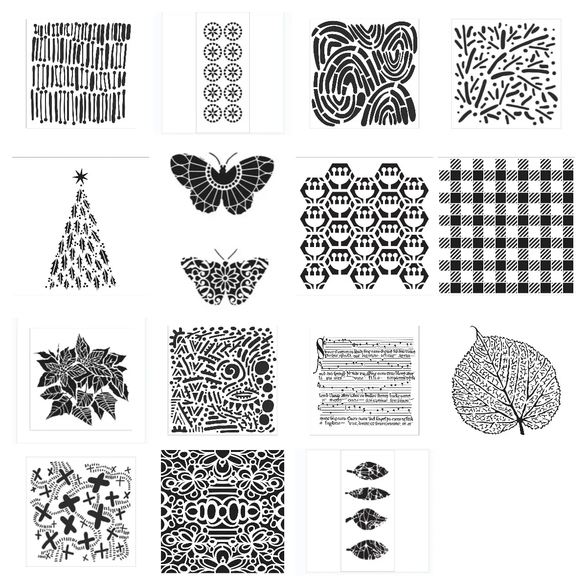 

Scattered Branches New 2021 Arrival Metal Cutting Stencil Diary Scrapbooking Easter Craft Engraving Making Tulip Hexagons