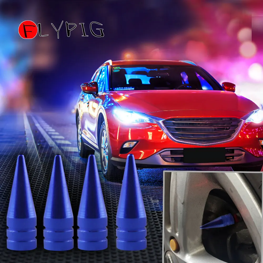 4 шт. алюминиевый сплав автомобильный велосипед крышка на стержень клапана шины