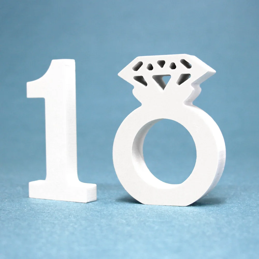 Садовый декор 10 см деревянные буквы и Свадебное интерьерное украшение