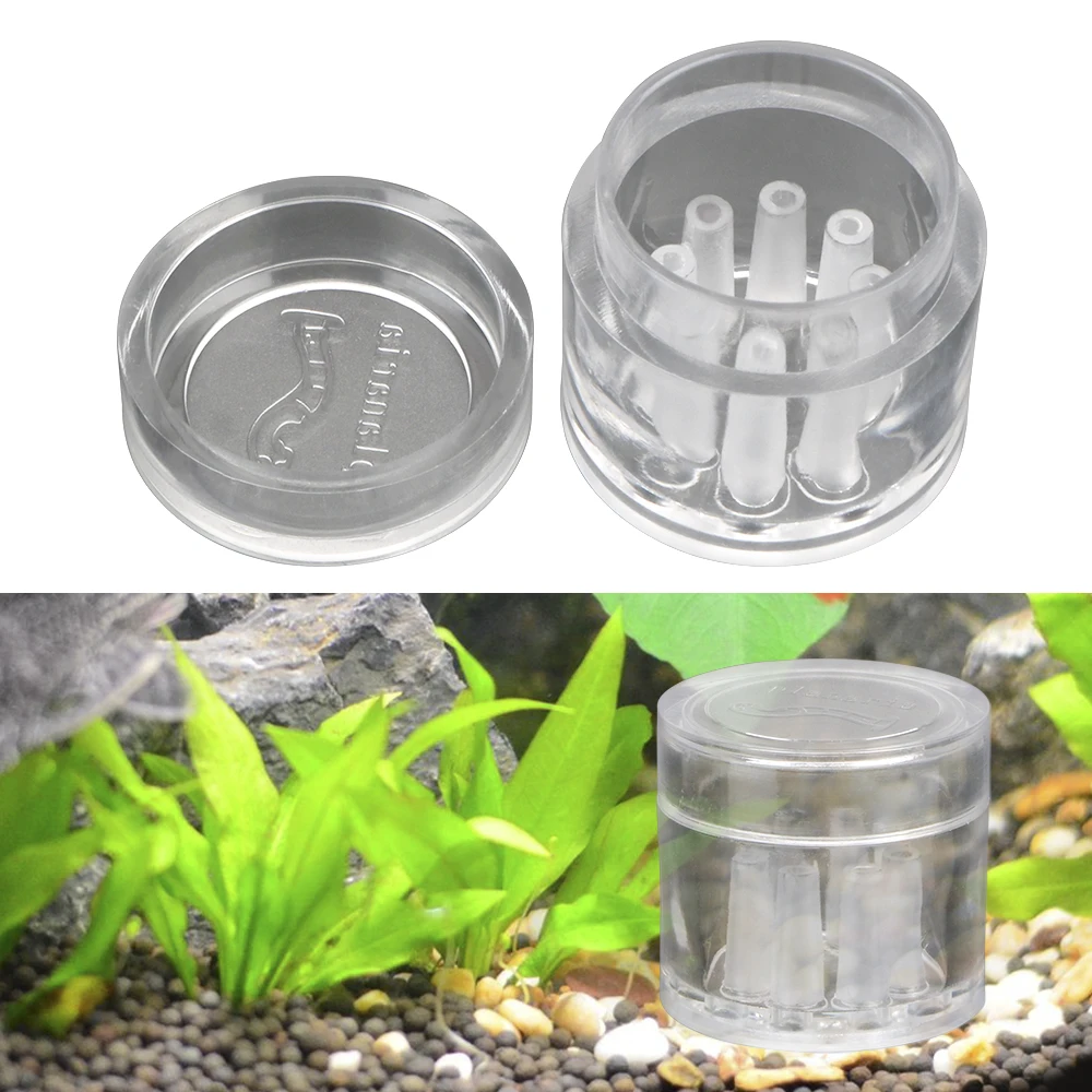 

8 Hole Aquarium Pest Catch Transparent Fish Plant Tank Planaria Snail Trap Aquarium Cleaning Tools