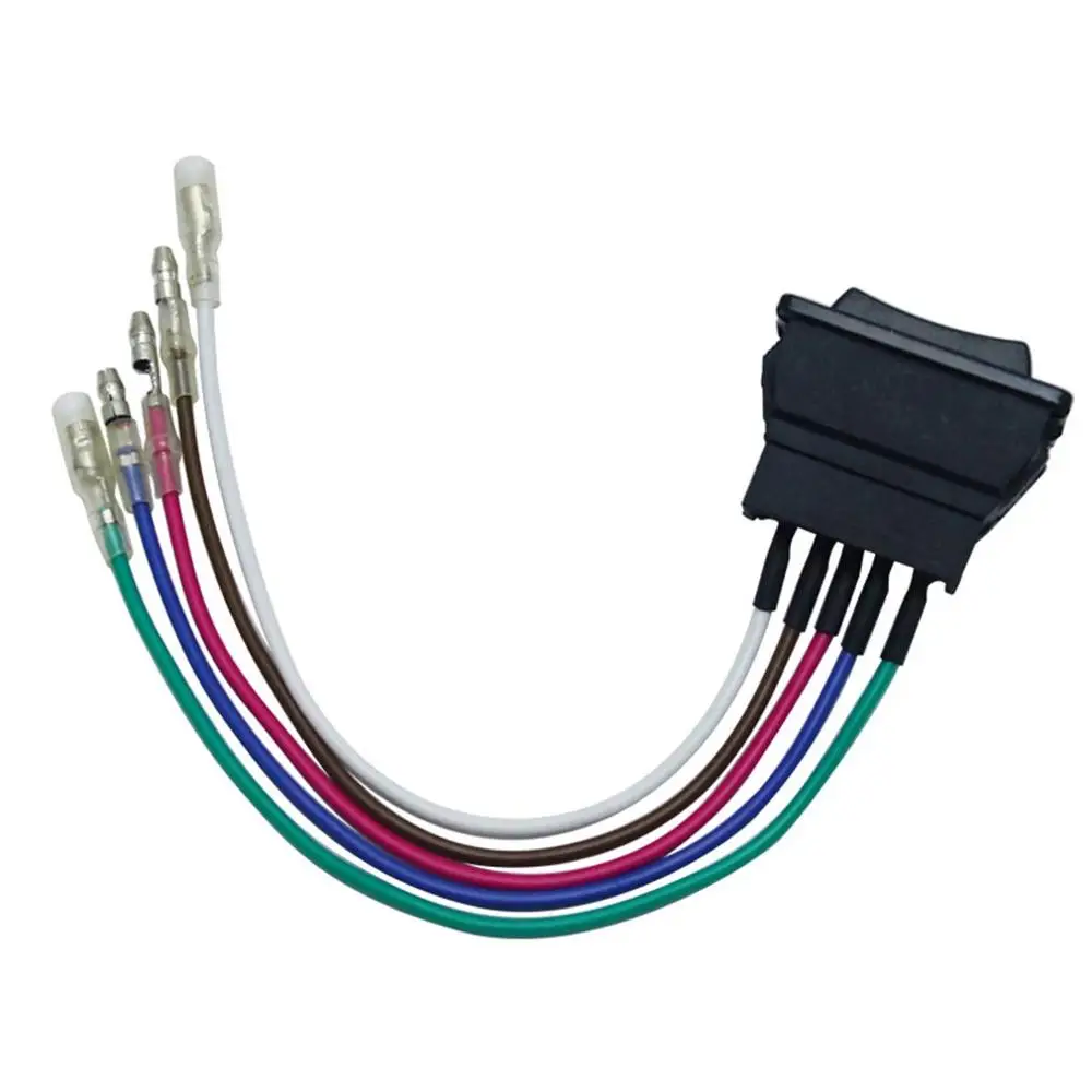 Professional 5Pin 12 For 24 v Black Car Power Window Switch With Plastic Lamp Electronic Components Universal Cars | Автомобили и