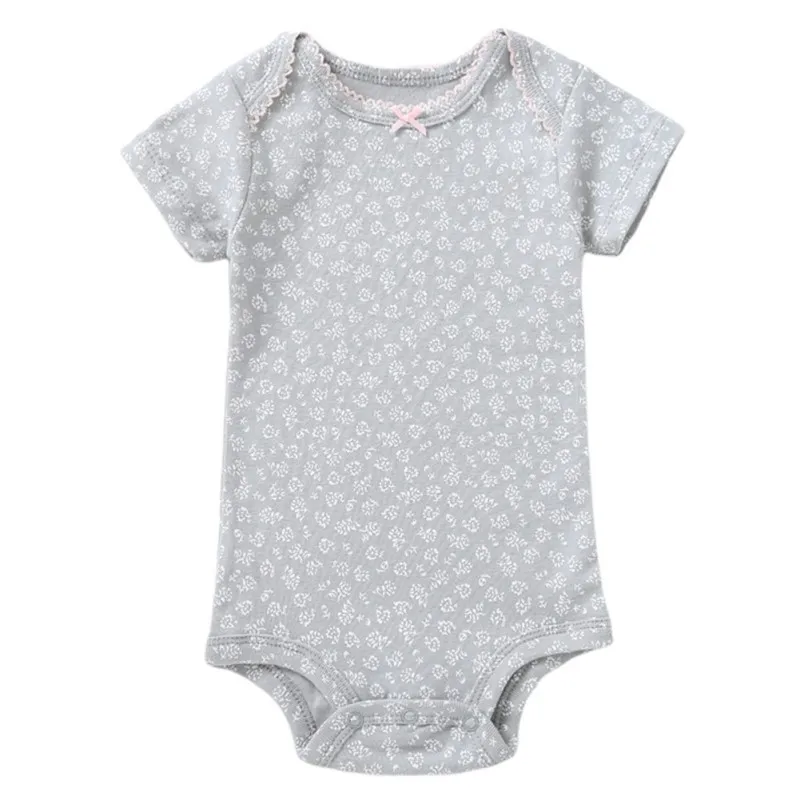 

Fashion Summer Baby Short Sleeve Mixed Color Jacket Triangle Short Jacket 5-piece Set Soft material no harm to baby skin