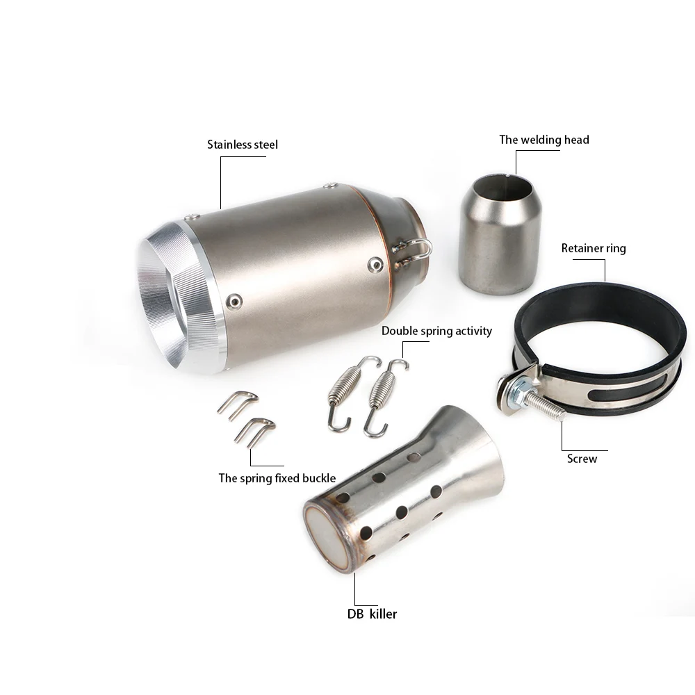 Для Honda CBR600RR CB1300 CBR1000RR CBR 1000R CB500 CB 1000 500 600 36 51 мм выхлопная труба мотоцикла глушитель