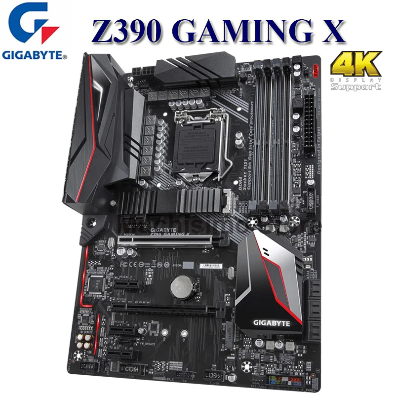 Verkauf LGA 1151 Gigabyte Z390 GAMING X Motherboard I9 I7 I5 I3 DDR4 64GB PCI-E 3,0 M.2 Desktop Neue Placa-Mãe 1151 HDMI-kompatibel ATX