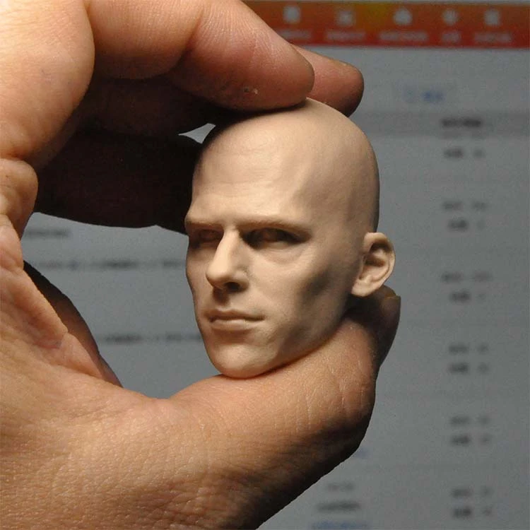 16 scale lex luthor unpainted head model for 12figure body diy accessories free global shipping